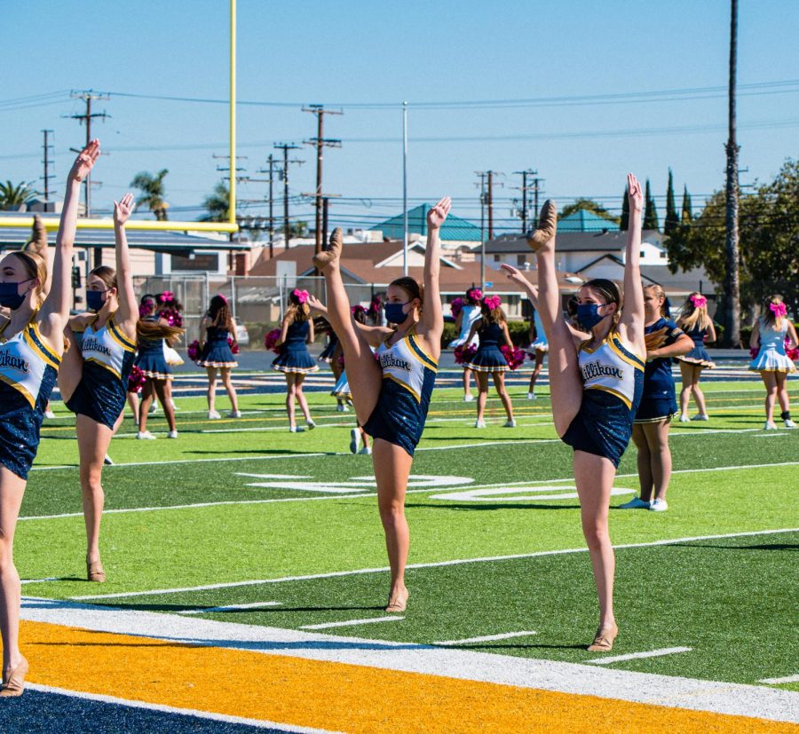 Advance Dance Team Practices on the Field (Photo Courtesy of Anthony Thomas)