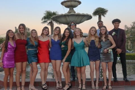 PHOTO COURTESY OF Memphis Nafarrate: This photo showcases Memphis Nafarrate and her friends dressed up and ready for the winter formal.