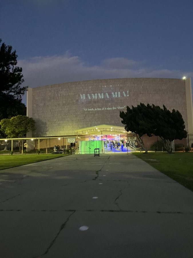 PHOTO COURTESY OF Allyson Richter: Photo of Millikans Auditorium on opening night of Mamma Mia 