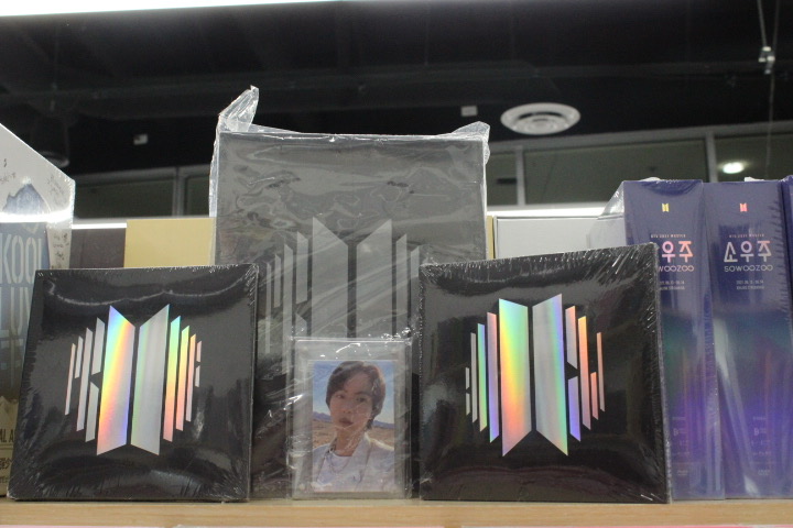 Another picture of BTS merchandise.