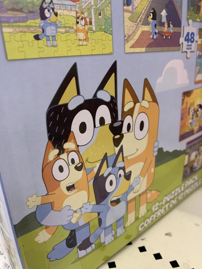 PHOTO BY Megan Tafel
A photo of a Bluey puzzle set at Target