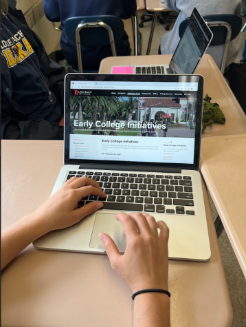 Long Beach City College Early College Initiatives website page. 
