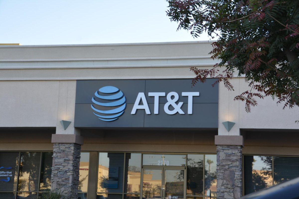 Photo of an AT&T store. They helped organize High Tech Day at Millikan.