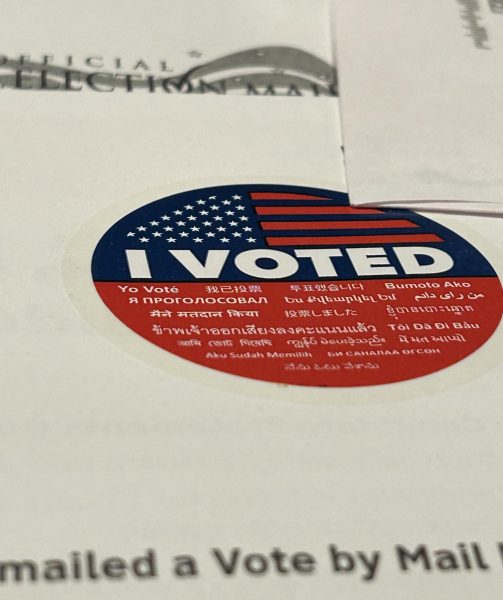 Photo of I voted sticker 
