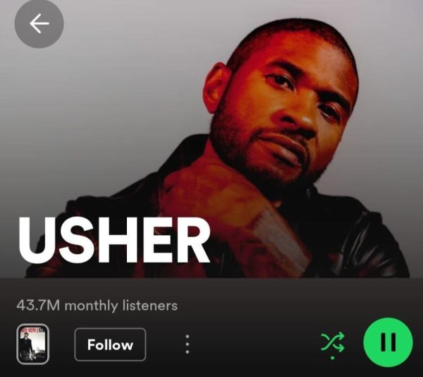 Photo of Ushers Spotify page