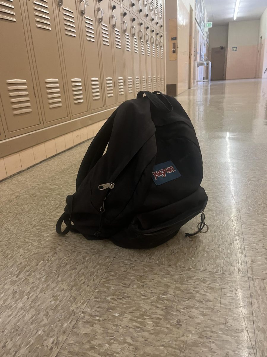 Photo of a student backpack 