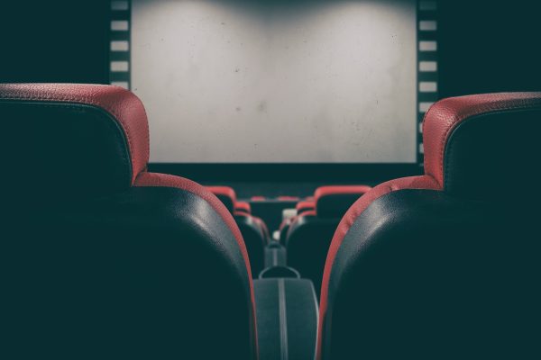 Photo of a movie theater from Pixabay.