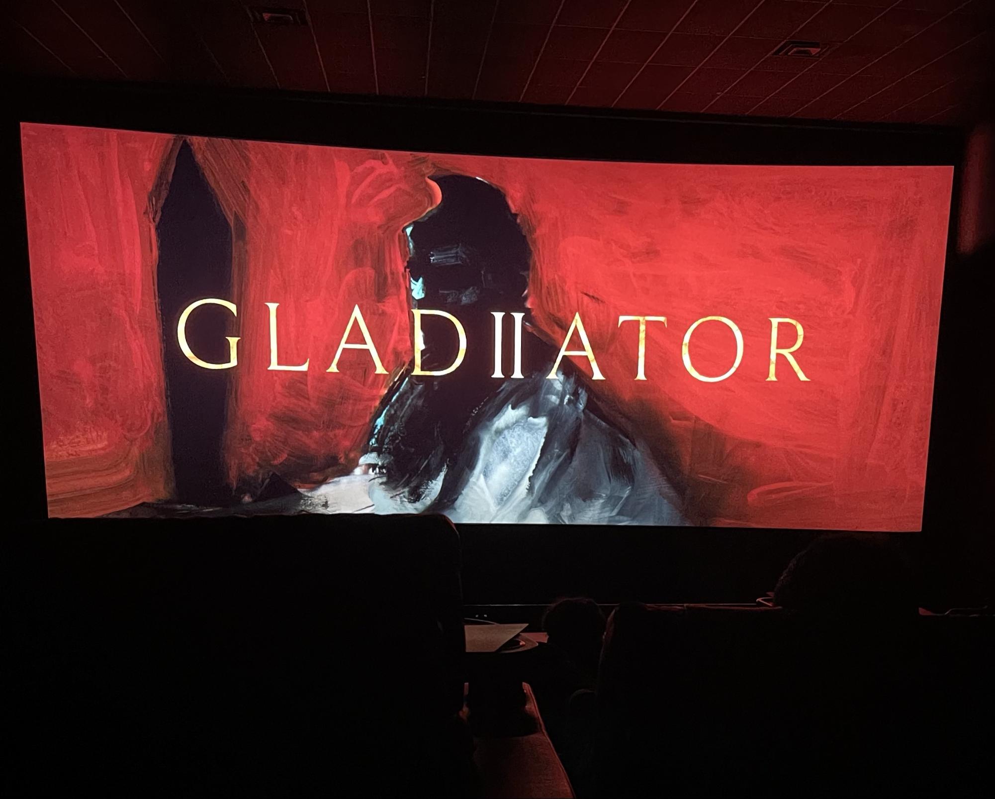 Opening credits of "Gladiator Ⅱ"