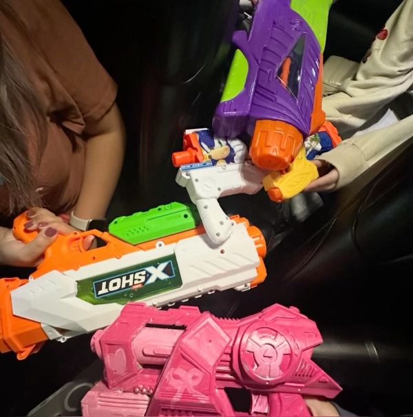 Waterguns used for the game