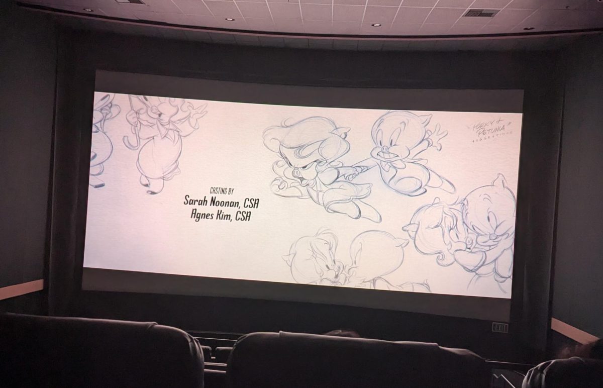 Shot of the end credits from ‘The Day the Earth Blew Up: A Looney Tunes Movie’ 

