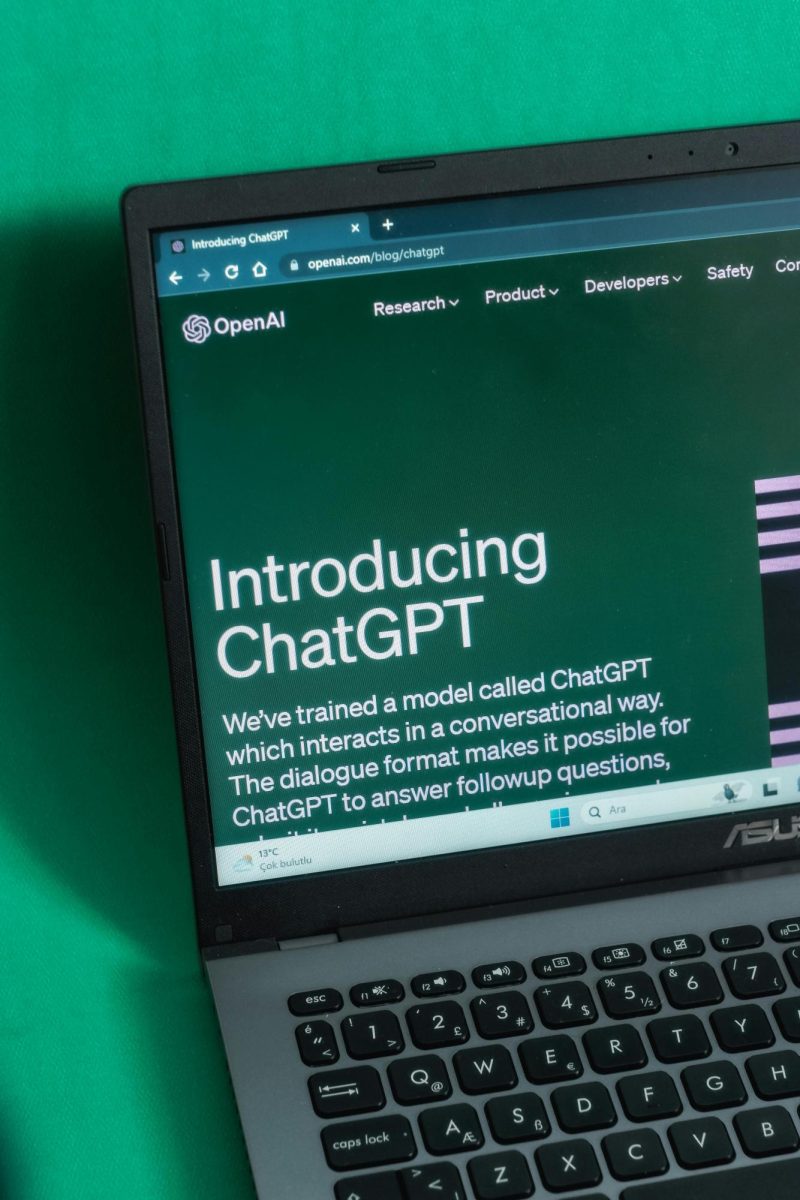 Photo of ChatGPT on laptop. Courtesy of Pexels