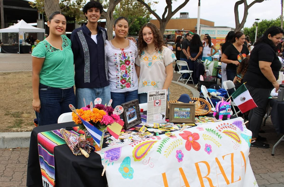 Photo of La Raza club members (photo courtesy of La Raza)