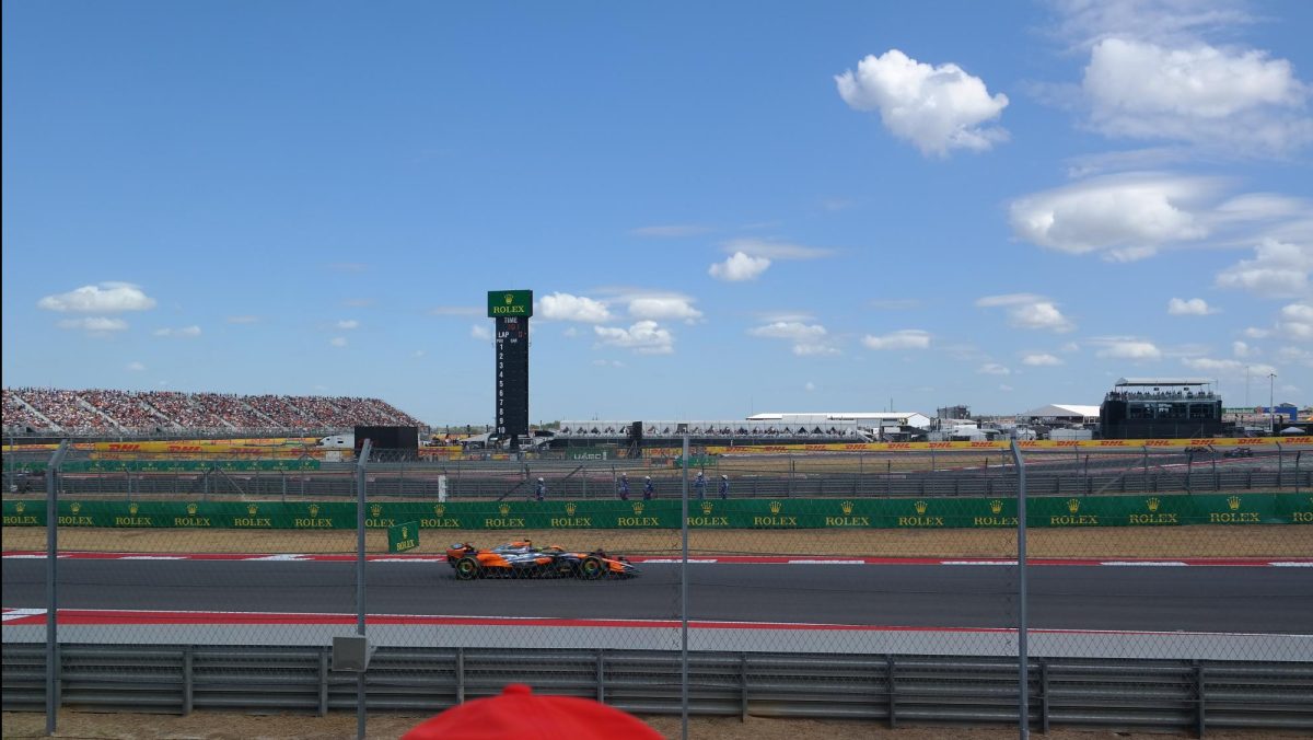 Photo of Mclaren Formula 1 car in action 