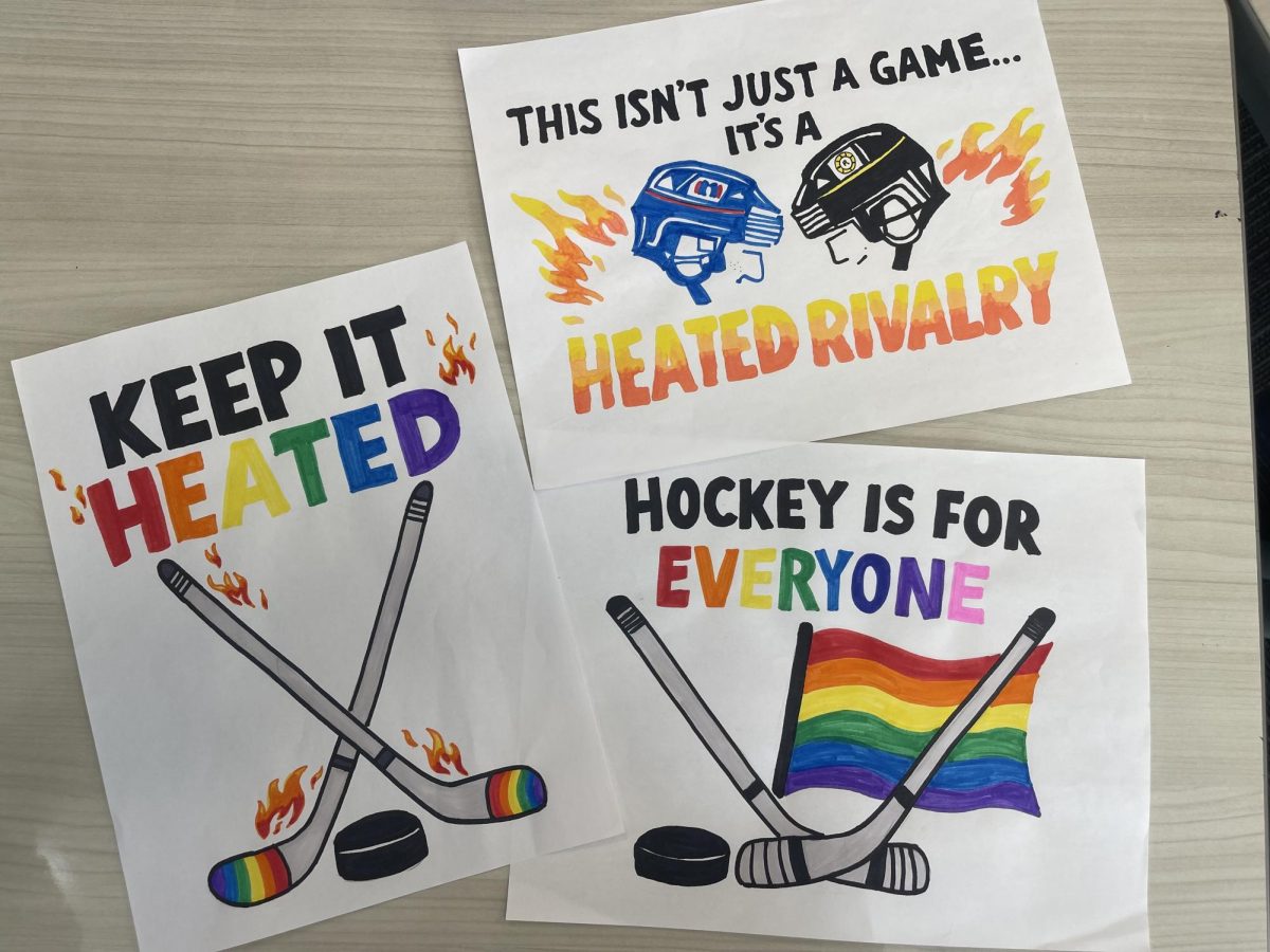 Signs inspired by Heated Rivalry