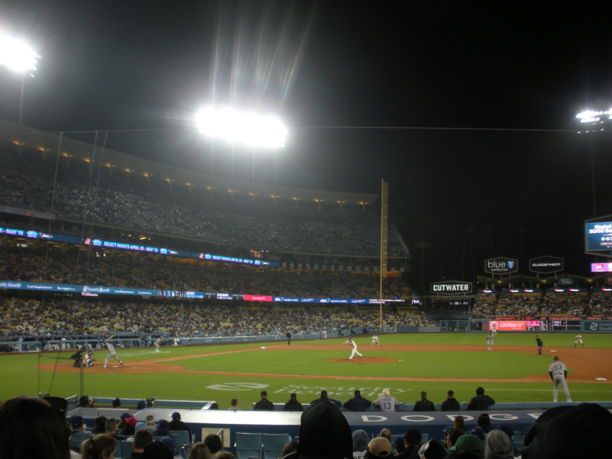 Photo of a Dodger game