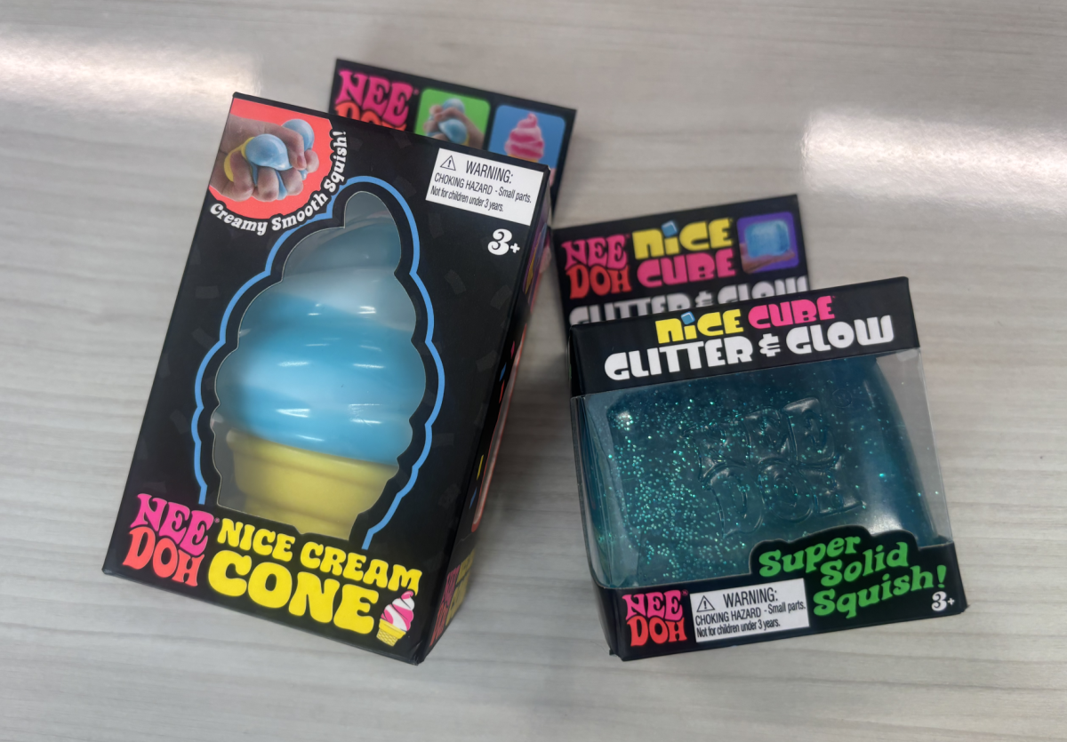 Photo of NeeDoh nice cream cone and nice cube glitter & glow.