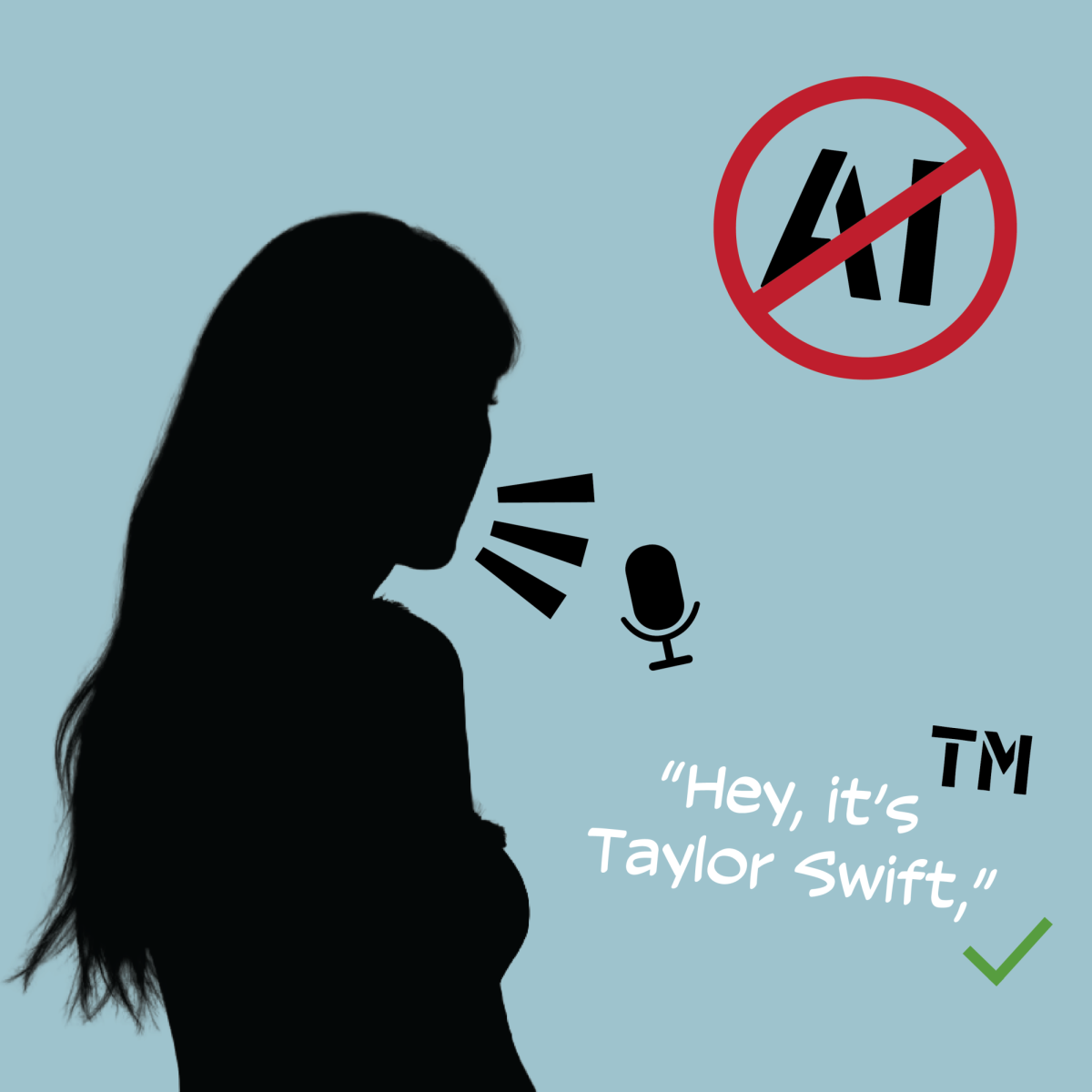 Design of an outline of Taylor Swift