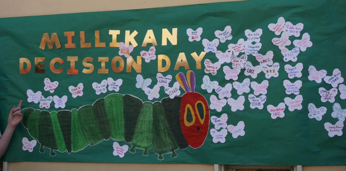 Photo of a "The Very Hungry Caterpillar" Decision Day poster